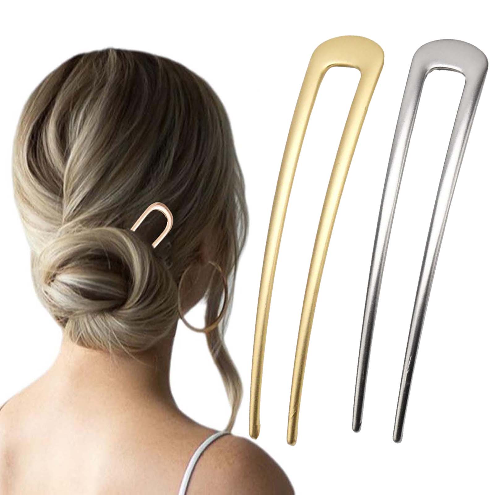 Hair Care Tools - French U Shaped Hair Pins Vintage