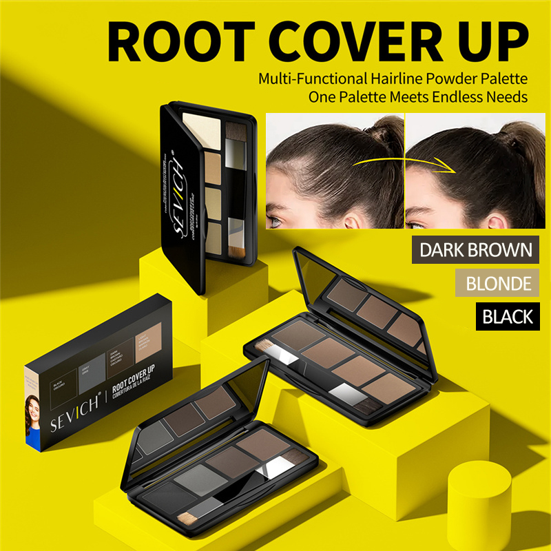 Hair Care Natural Products - Hair Line Powder Black Root Cover