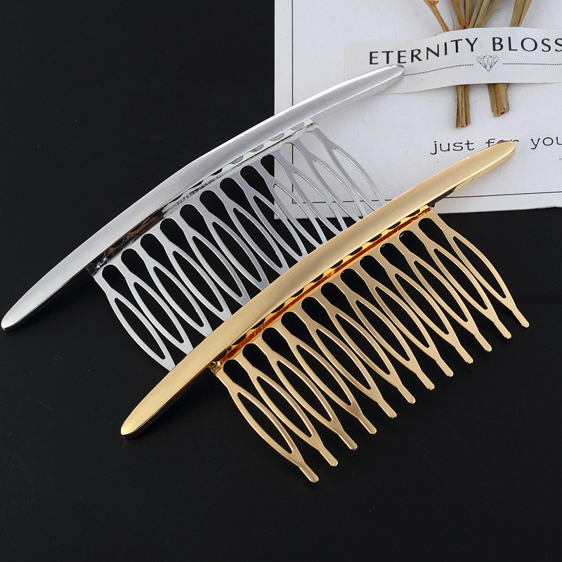 Hair Care Japanese - Elegant Metal Hair Combs For Women