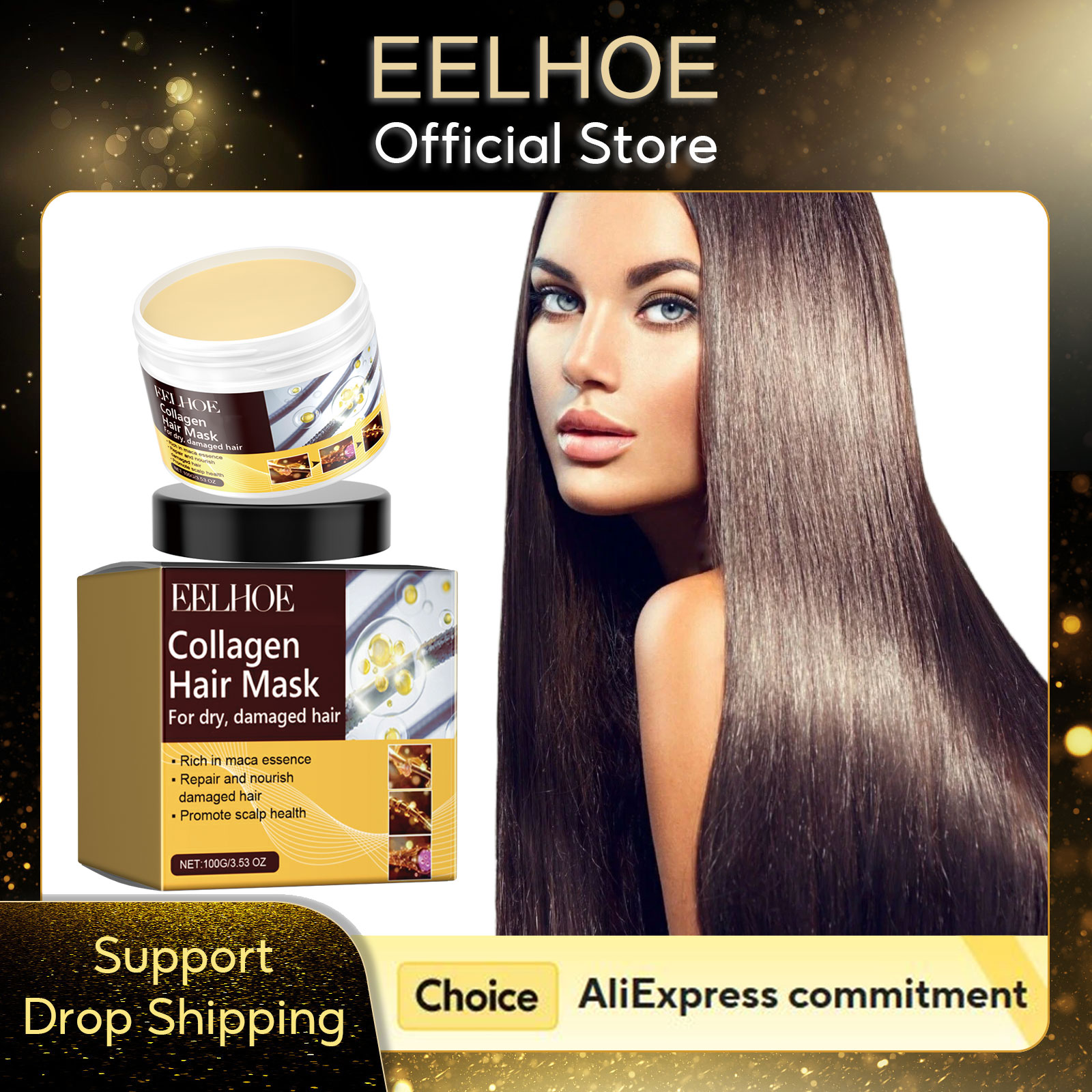 Hair Care Natural Products - EELHOE Collagen Hair Mask Anti Hair