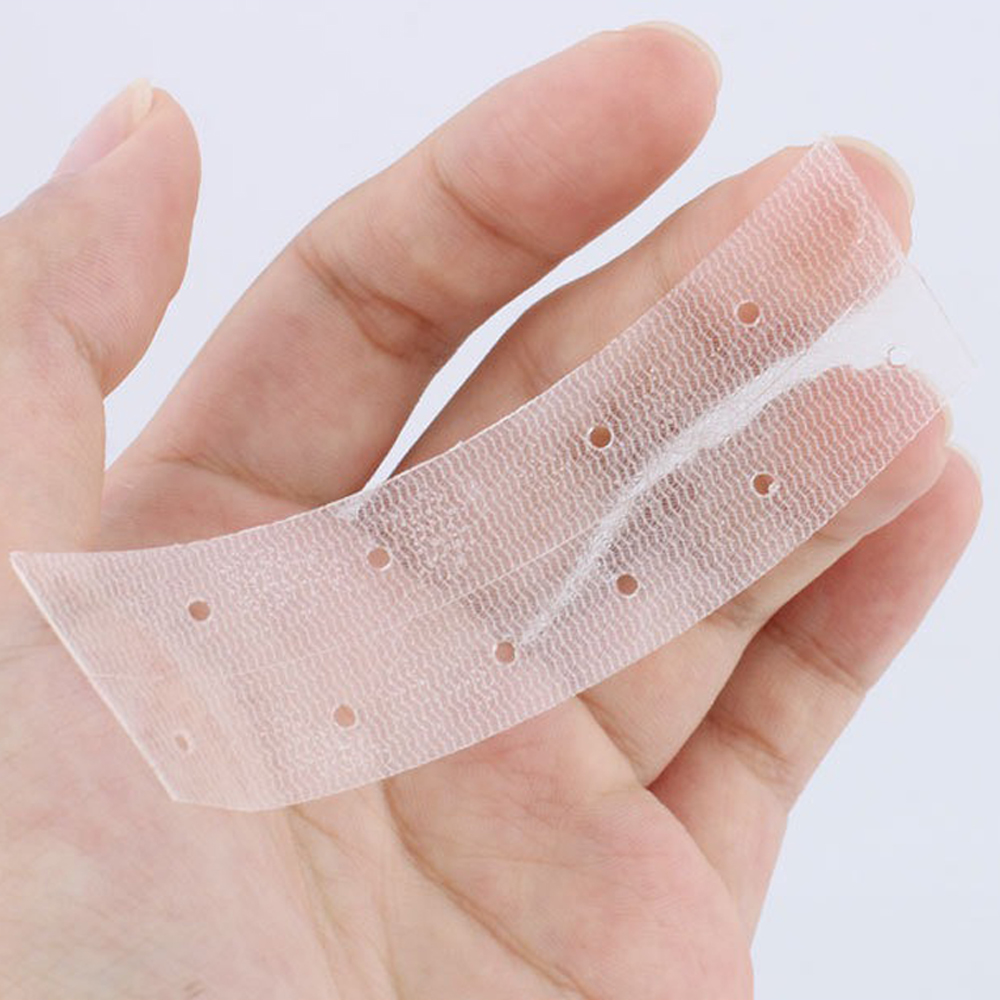 Hair Extension Tape In - 36/72 PCS Black Double-Sided Tape 7.6cmX2.2cm