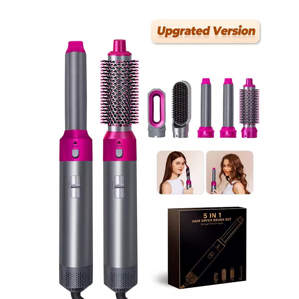 Hair Care Japanese - Hair Dryer 5-In-1 Electric Hair Comb