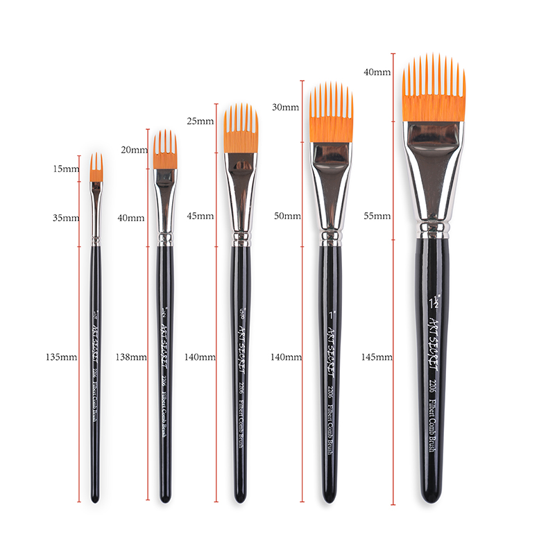 Hair Care Tools - ArtSecret #2206 Filbert Combs Brush For