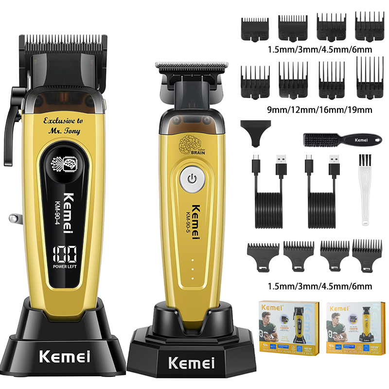 Hair Care Works - KEMEI Men's Hair Trimmer, Cordless Professional