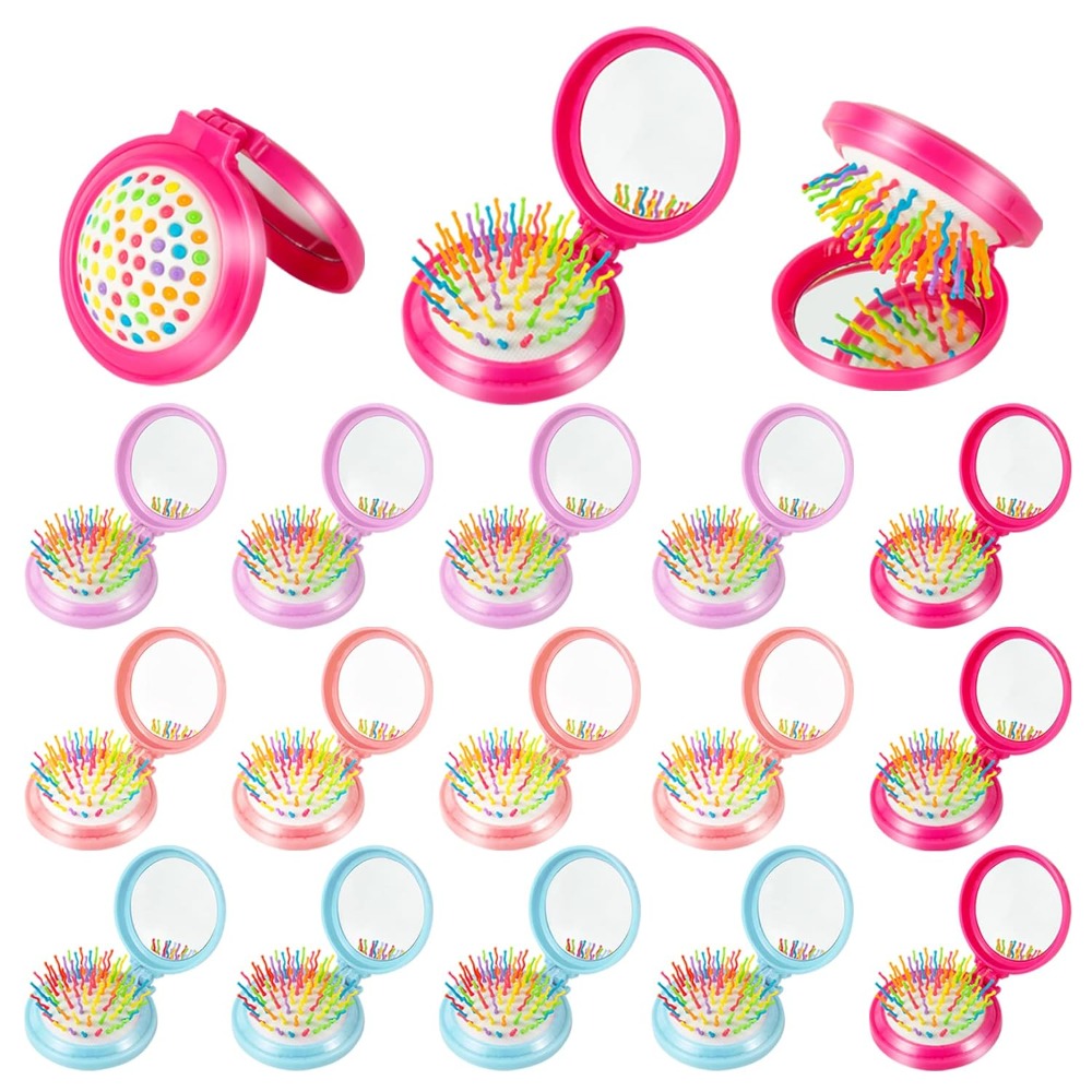 Hair Care Japanese - Folding Travel Hair Brush with Mirror