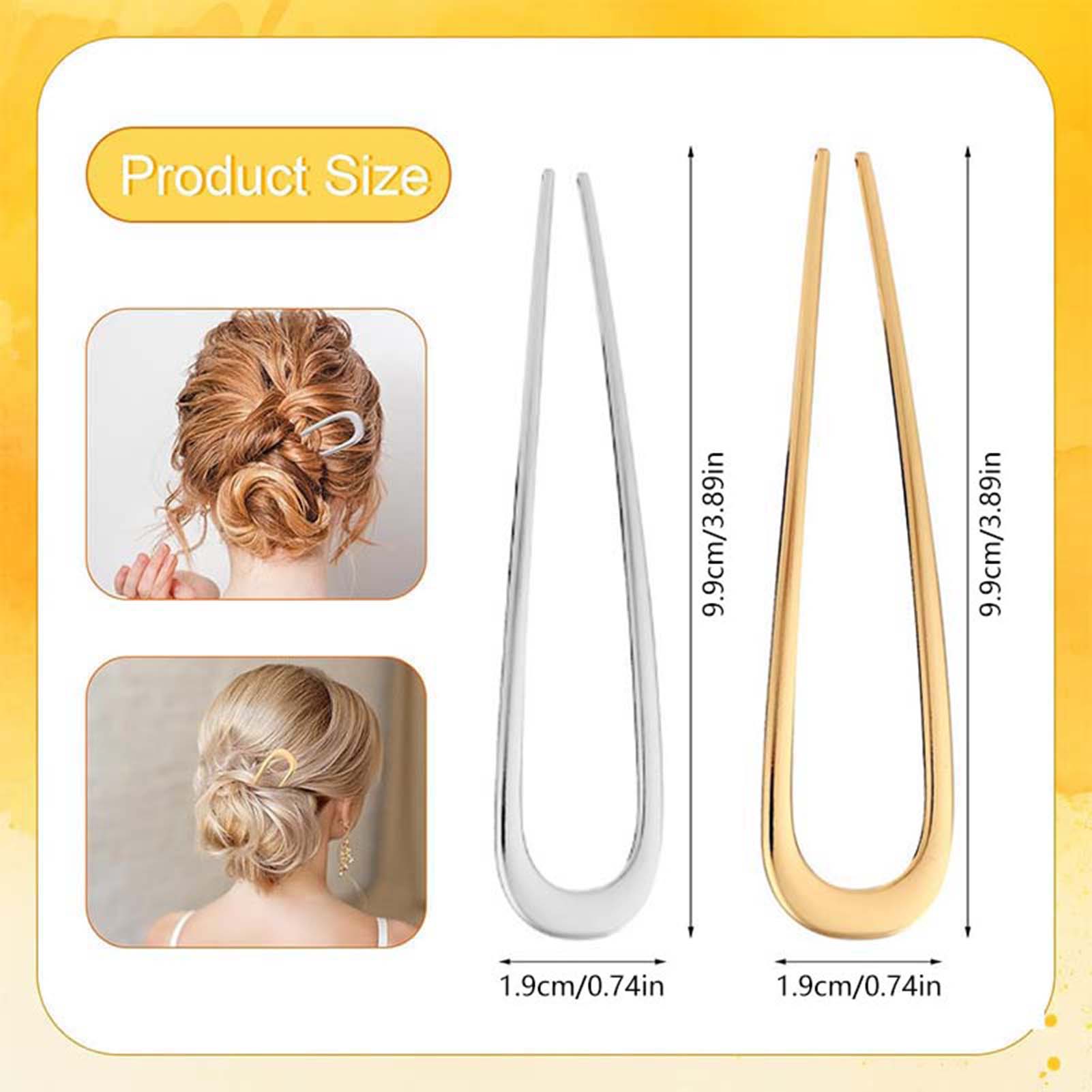 French U Shaped Hair Pins Vint - Hair Care Tools ulasan dan harga