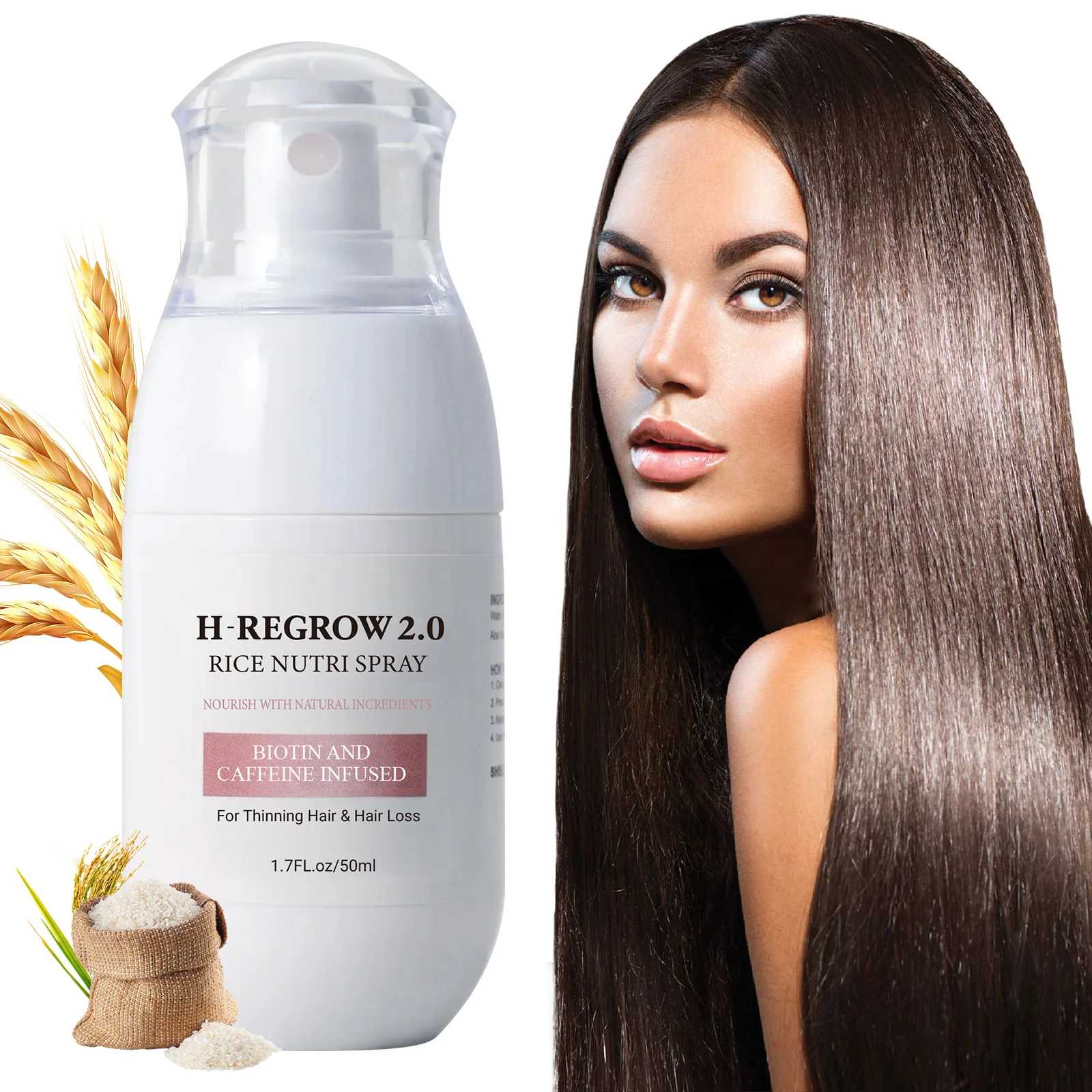 Hair Spray Rice Water Strong H - Hair Care With Rice Water ulasan dan harga