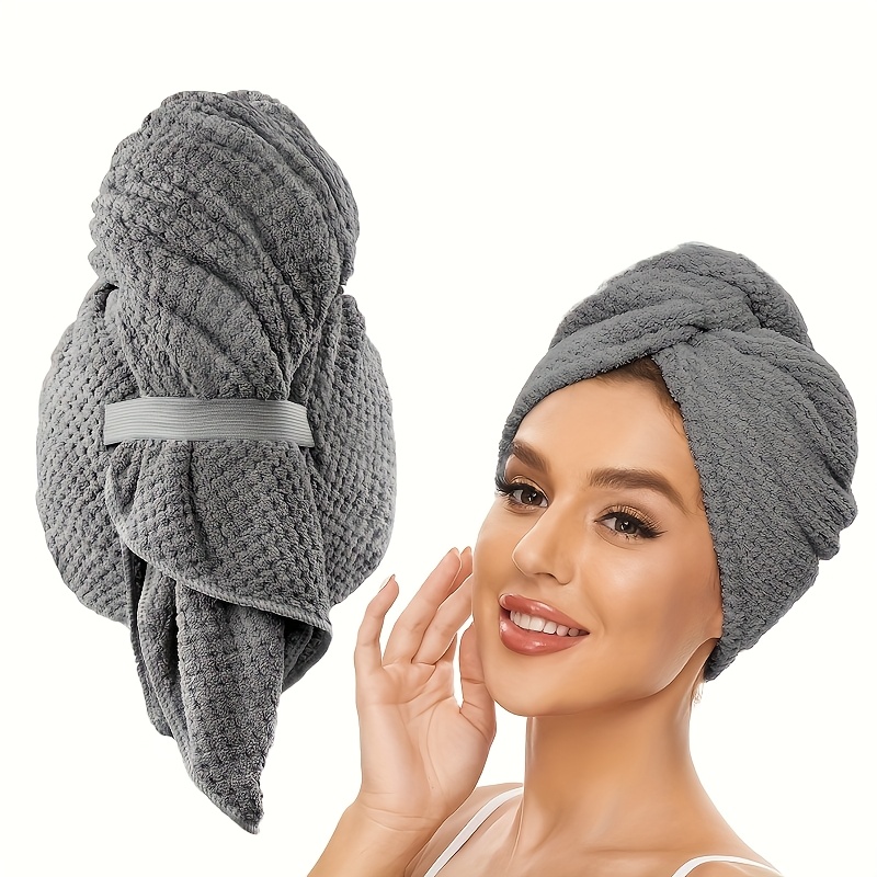 Microfiber Hair Towel Extra La - Hair Turban Towel ulasan dan harga