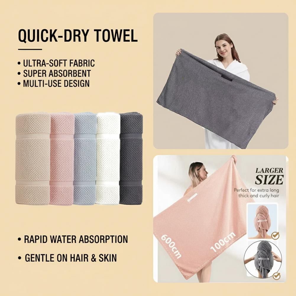 Super Absorbent Coral Velvet H - Hair Turban Towel ulasan dan harga