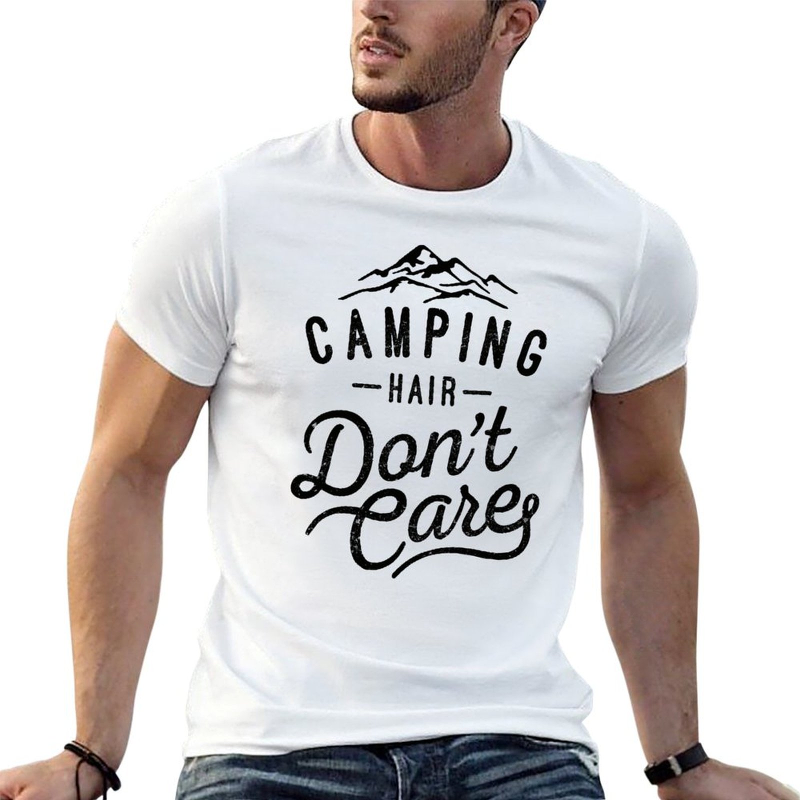 Camping Hair Don't Care T-Shir - Hair Care Works ulasan dan harga
