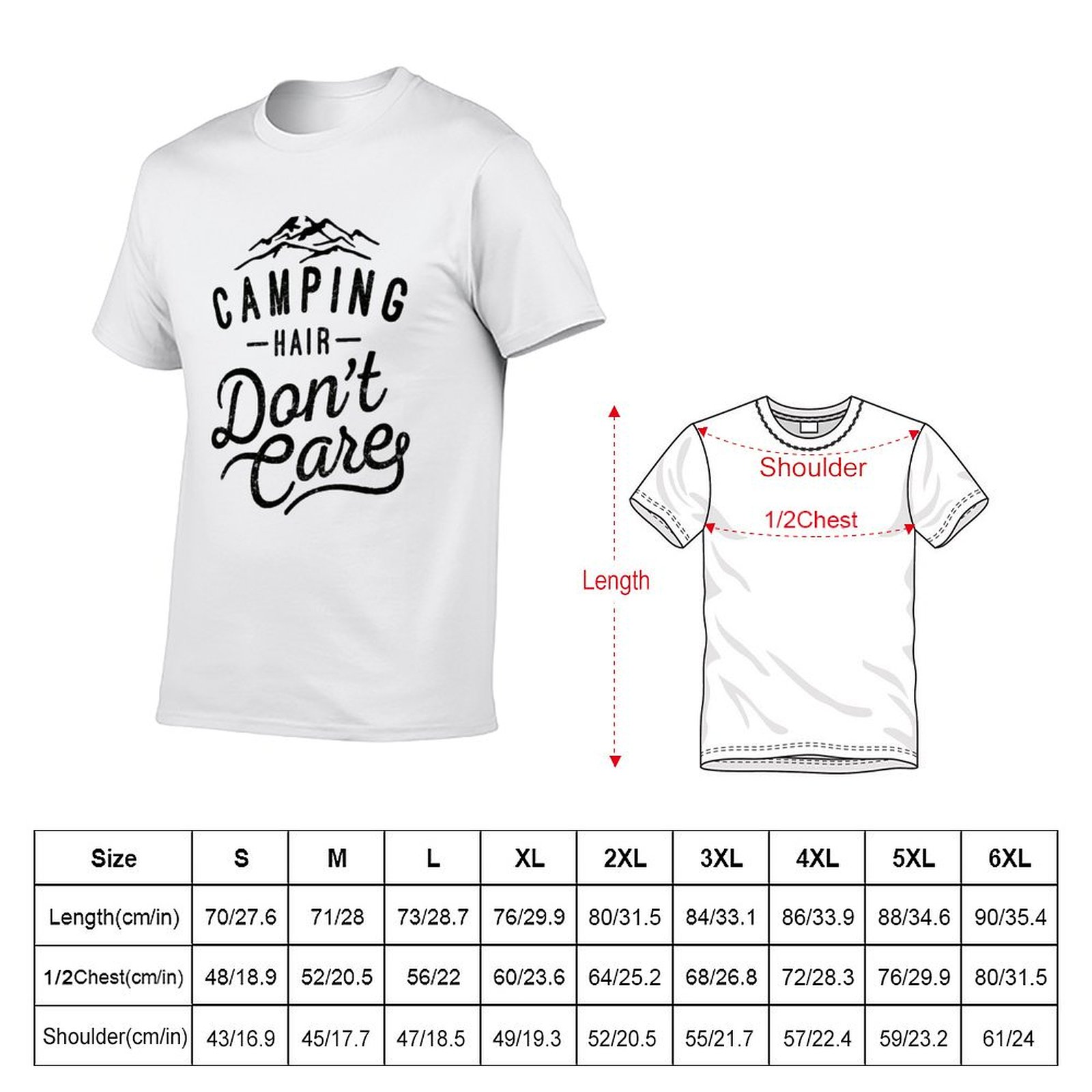 Camping Hair Don't Care T-Shir - Hair Care Works ulasan dan harga