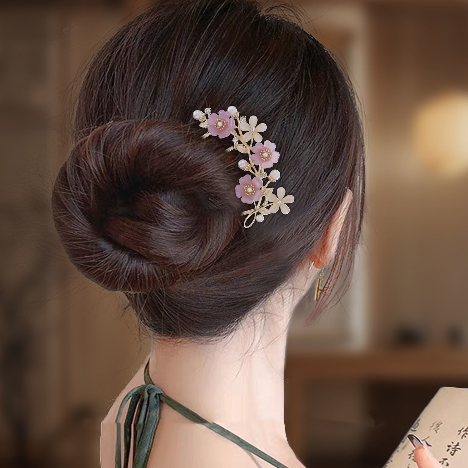 High-End Rhinestone Hair Styli - Hair Care Japanese ulasan dan harga