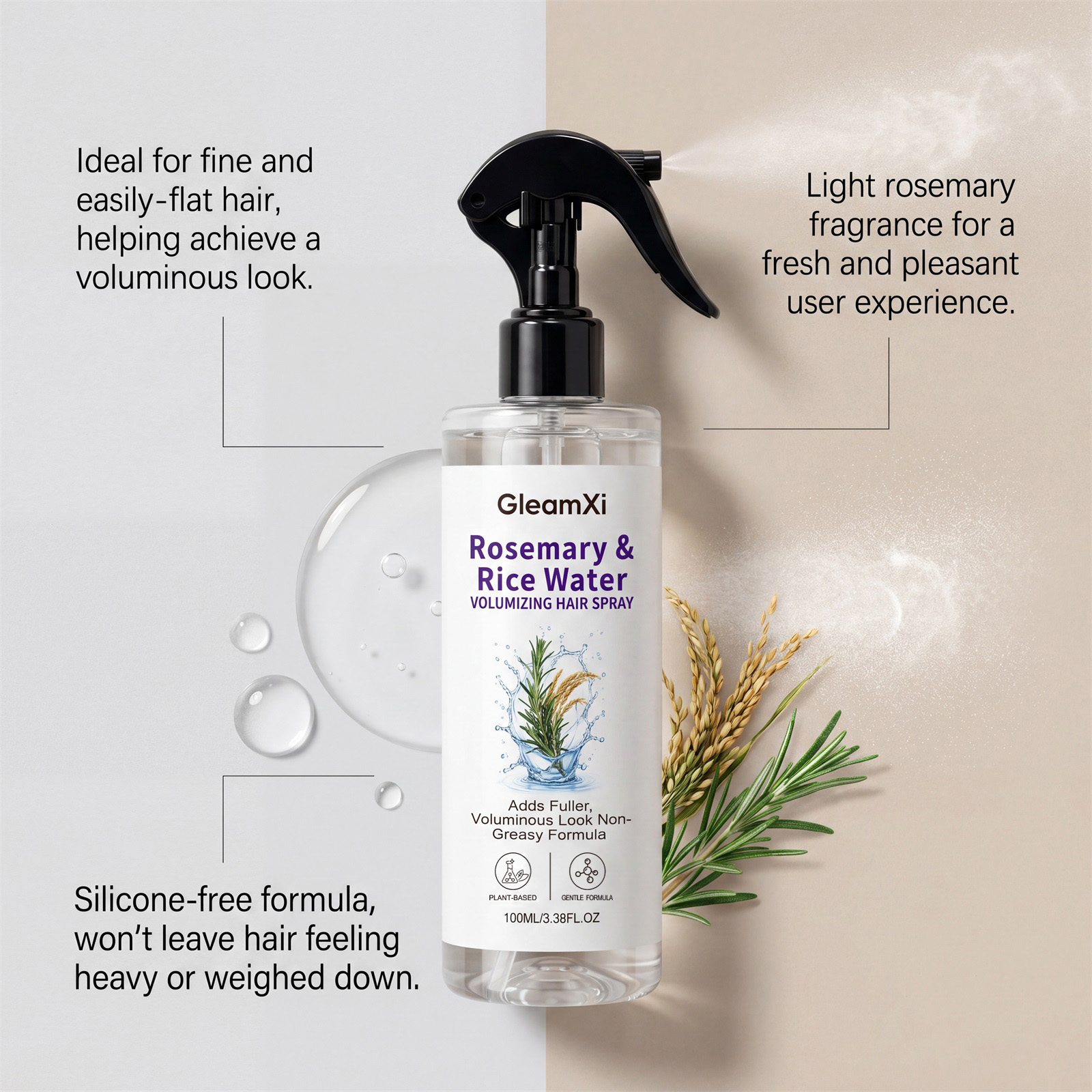 Rosemary Rice Water Hair Care  - Hair Care With Rice Water ulasan dan harga
