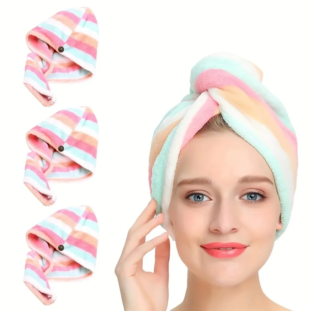Ultra Absorbent Quick Dry Hair - Hair Turban Towel ulasan dan harga