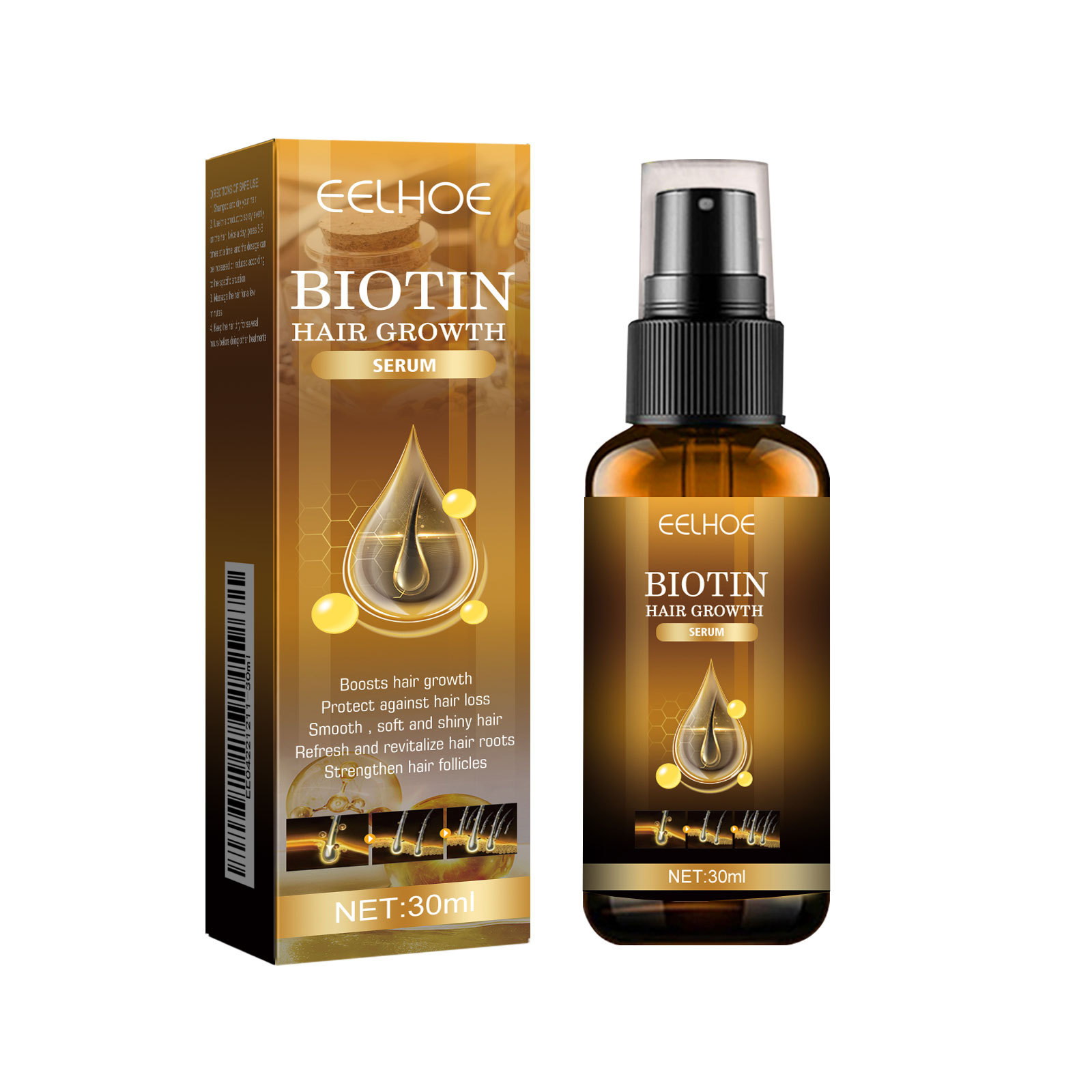 EELHOE Biotin Hair Growth Seru - Hair Care Natural Products ulasan dan harga