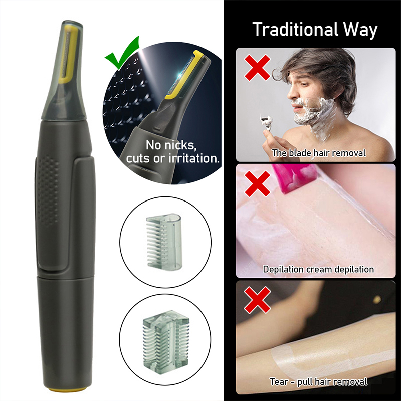 Nose Ear Face Trimmer Electric - Hair Care Works ulasan dan harga