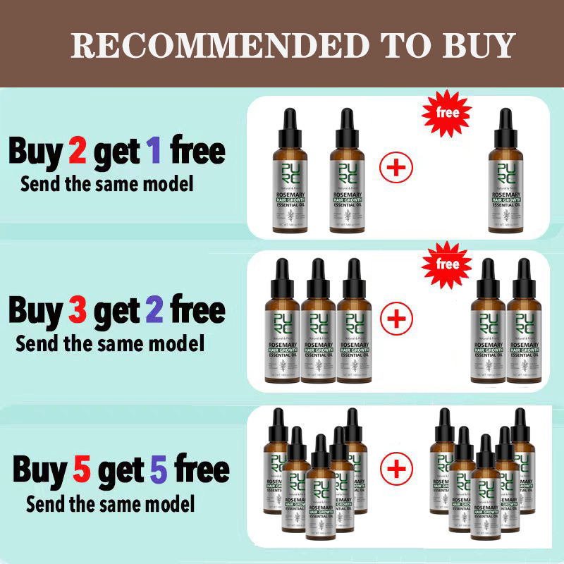 PURC Rosemary Oil For Hair Gro - Hair Care Essence Oil ulasan dan harga