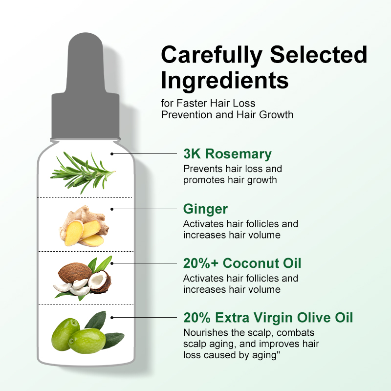PURC Rosemary Oil For Hair Gro - Hair Care Essence Oil ulasan dan harga