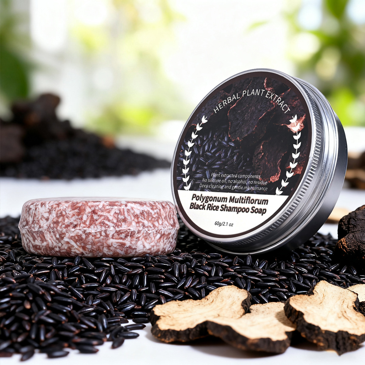 Natural Plant Polygonum Multif - Hair Care With Rice Water ulasan dan harga