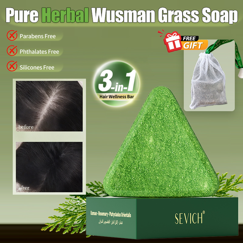 Natural Hair Growth Set Usman  - Hair Care Natural Products ulasan dan harga