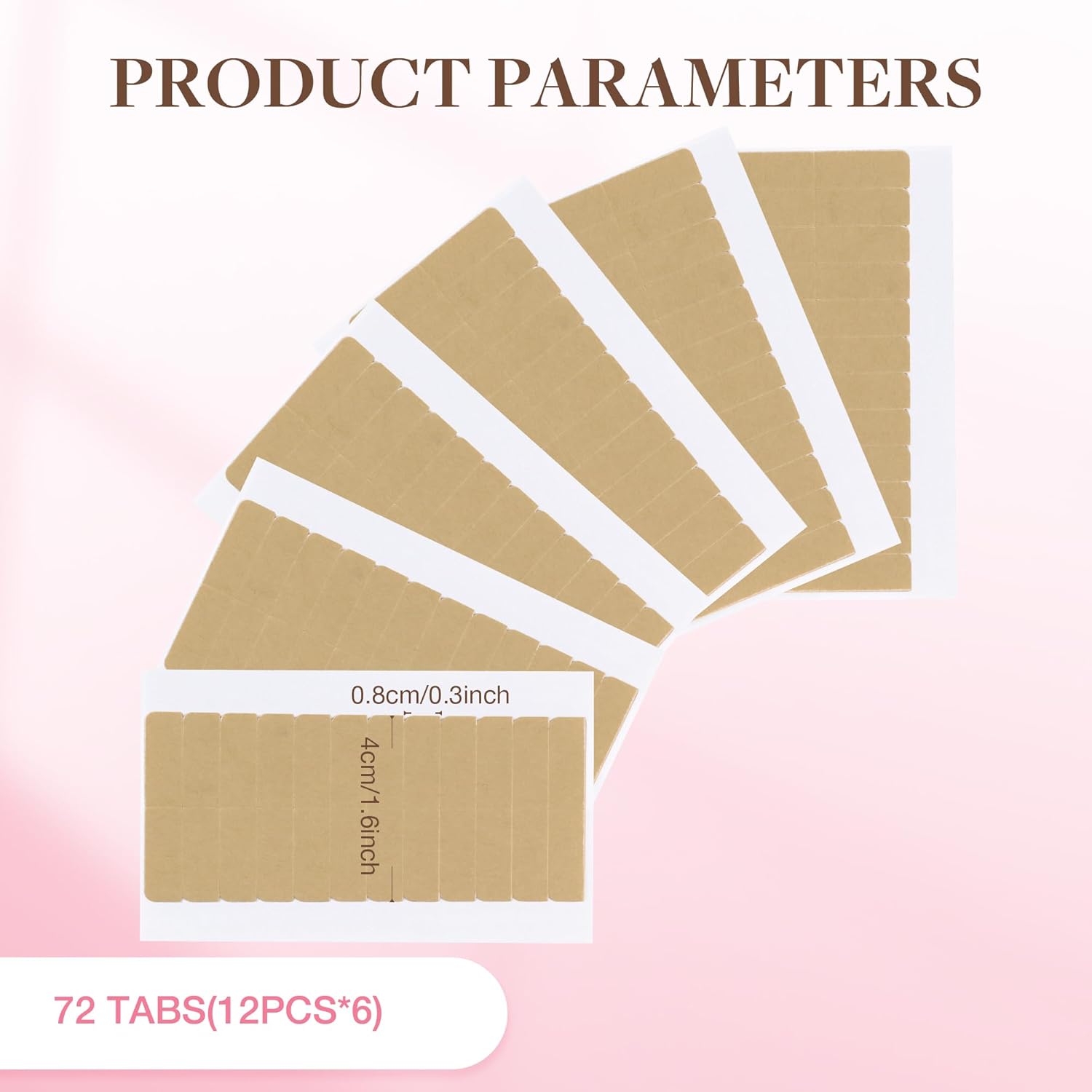 72Tabs(6sheets）Hair Extension  - Hair Extension Tape In ulasan dan harga