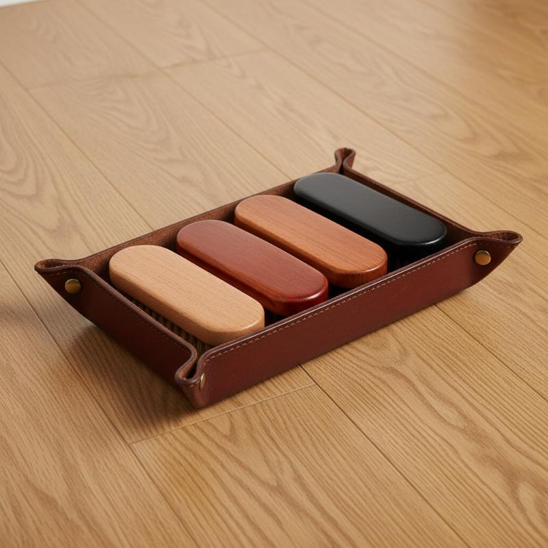 1PC Leather Shoe Brush Horse H - Hair Care Works ulasan dan harga