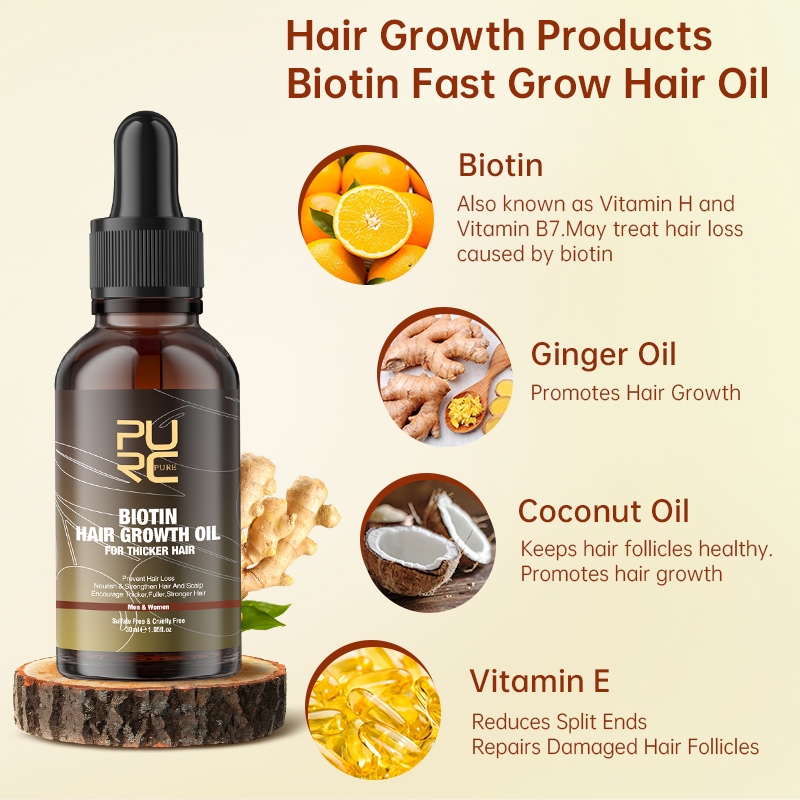 PURC Fast Hair Growth Products - Hair Care Essence Oil ulasan dan harga