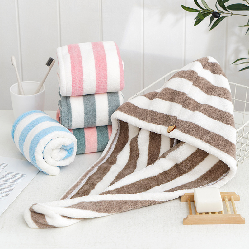 Dry Hair Towel Microfiber Cora - Hair Turban Towel ulasan dan harga