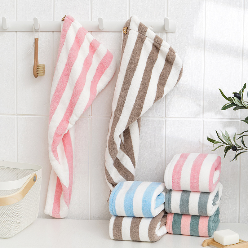 Dry Hair Towel Microfiber Cora - Hair Turban Towel ulasan dan harga