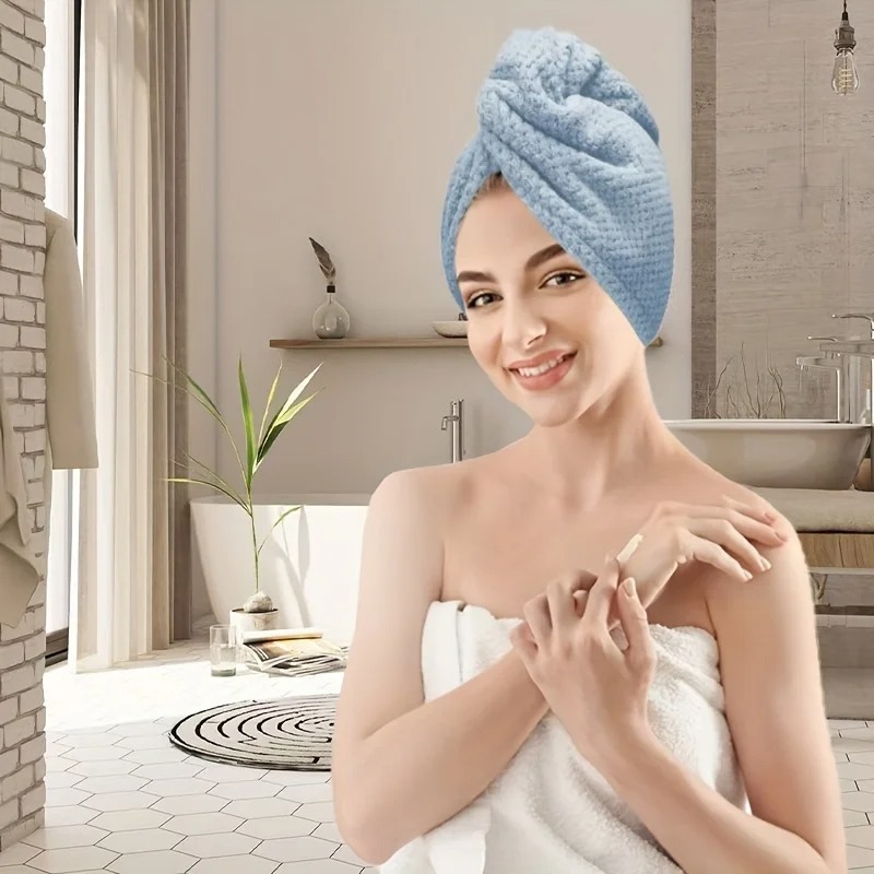 Women's Quick-Dry Hair Towel W - Hair Turban Towel ulasan dan harga