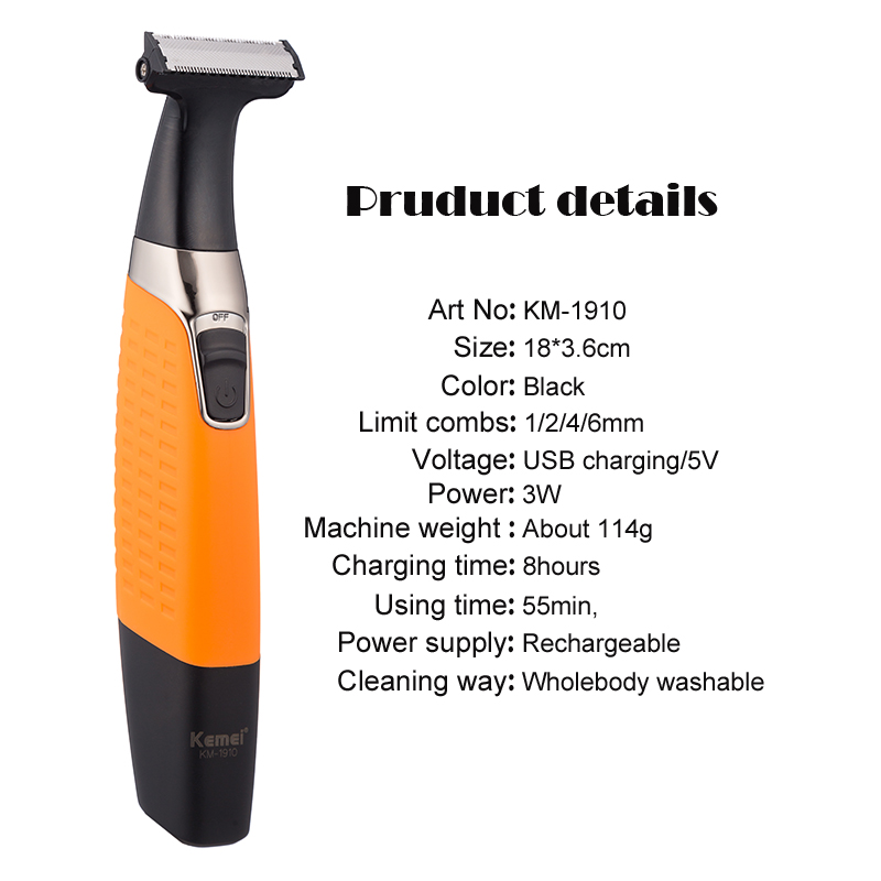 Kemei 1910 Rechargeable Electr - Hair Care Works ulasan dan harga