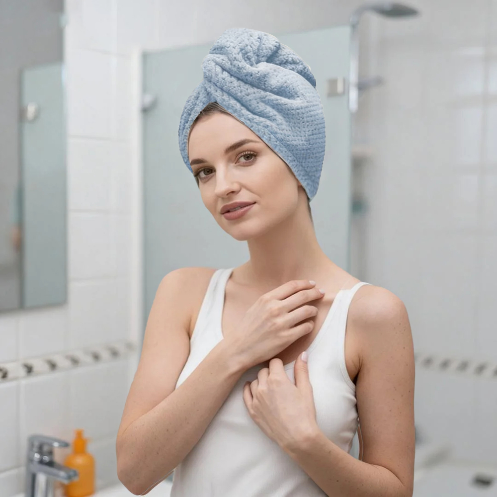 Women's Dry Hair Towel (Dry Ha - Hair Turban Towel ulasan dan harga