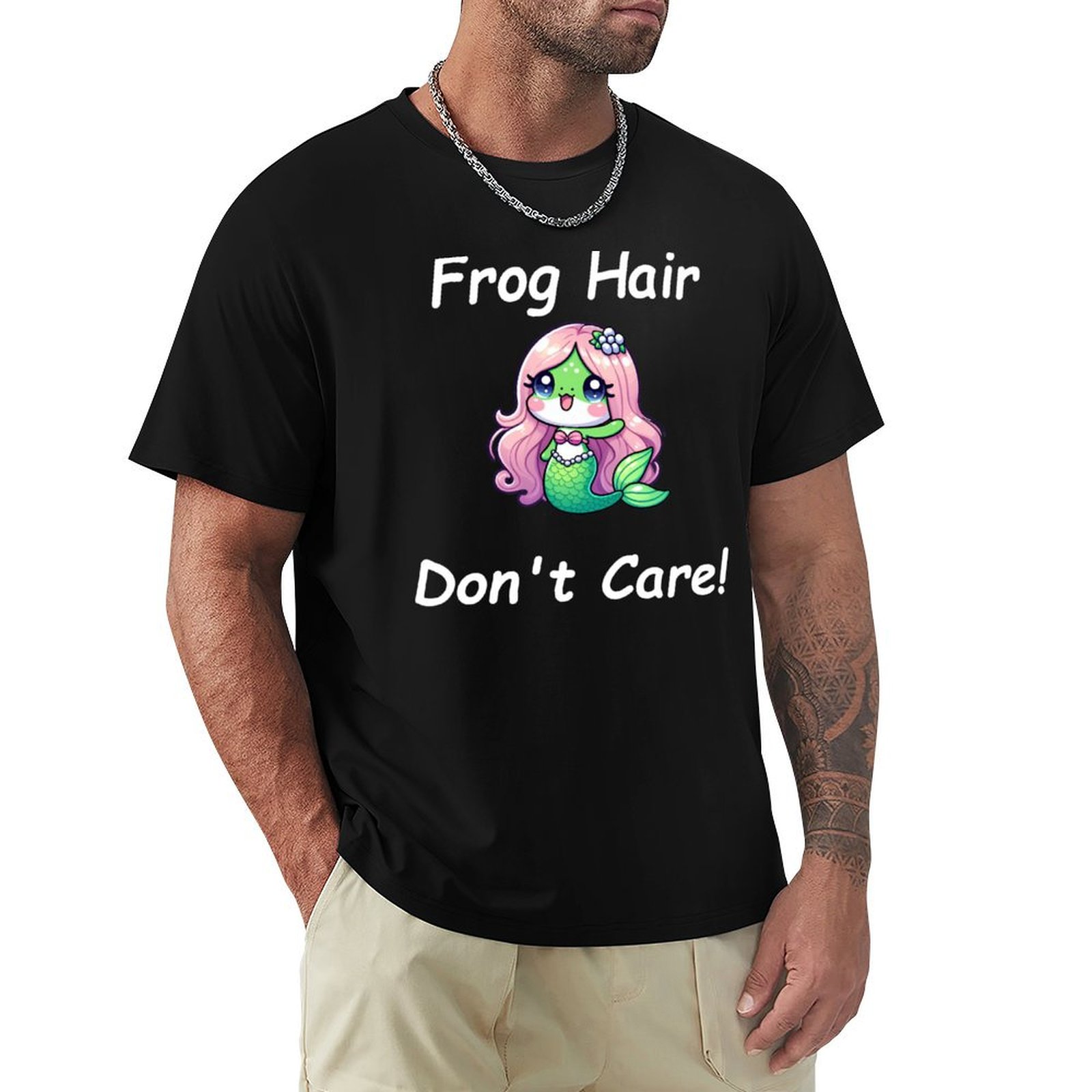 Frog hair don't care! T-Shirt  - Hair Care Works ulasan dan harga