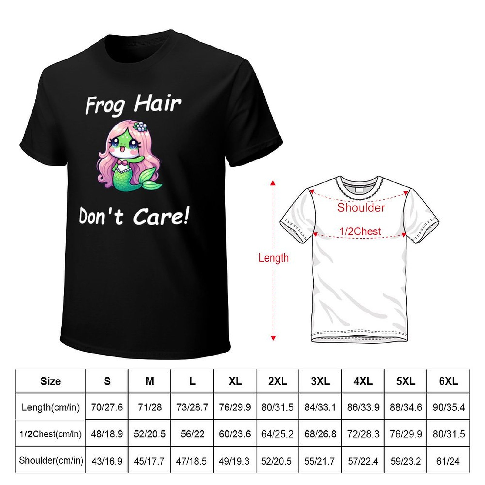 Frog hair don't care! T-Shirt  - Hair Care Works ulasan dan harga