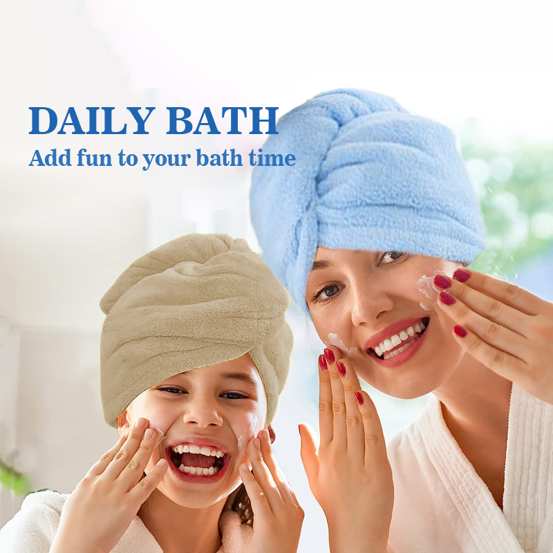 Microfiber Hair Towel Wrap for - Hair Turban Towel ulasan dan harga