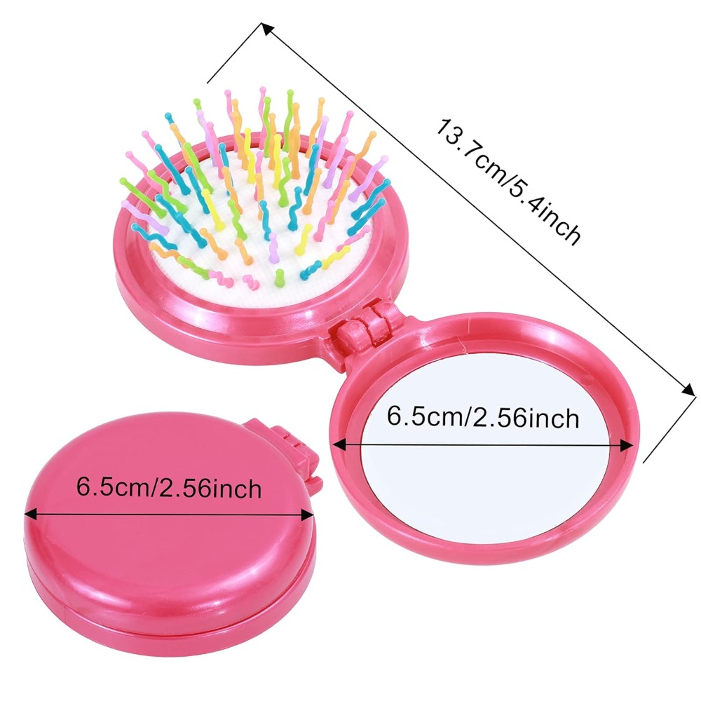 Folding Travel Hair Brush with - Hair Care Japanese ulasan dan harga